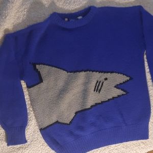 Vintage Ocean Pacific OP shark knit sweater Medium